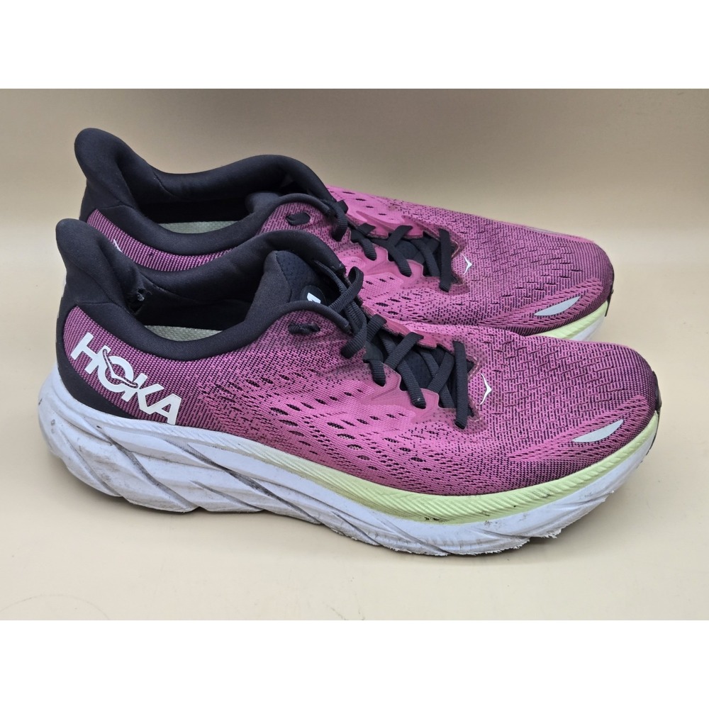 Hoka One One Plum and Black Running Shoes - Picture 11 of 15